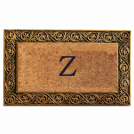 Calloway Mills Door Mat, Gold, Black, Natural, 18 in W x 30 in L 10001GOLDZ